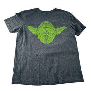 Star Wars Yoda Graphic T-Shirt By Disney Mens Size S Gray